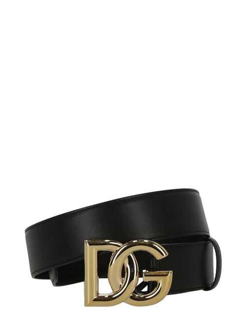 Logo-plaque buckle-fastening belt Dolce & Gabbana | BE1446AW57680999